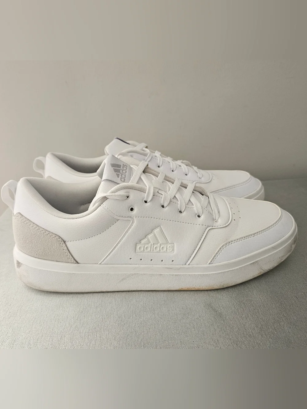 ADIDAS Park Street Mens White Low Lace Up Sneakers